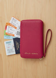 Getaway Travel Wallet - Raspberry
