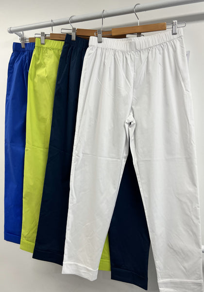 7/8 Cuff Pants - Blue
