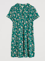 Wreathe Tunic - Ink Tulip Sea Teal