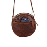 Circle Luxe – Sandel Leather Crossbody Bag