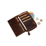 Aurora Ladies’ Long Leather  Wallet -  Sandel