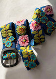 Sunshine Daydream Embroidered Wool Belt