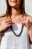Mini Wood & Rock Necklace