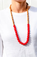 Mini Wood & Rock Necklace