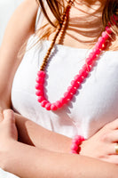 Mini Wood & Rock Necklace
