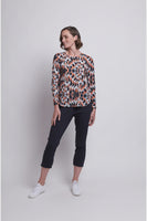 Fuss Free Taper Capri Pants - Black