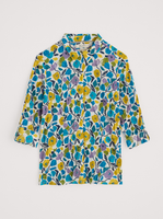 Larissa Shirt - Zennor Blooms Chalk