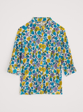 Larissa Shirt - Zennor Blooms Chalk
