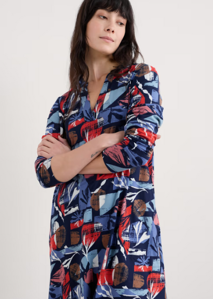 Wreathe Tunic - Marine Forms Mussel