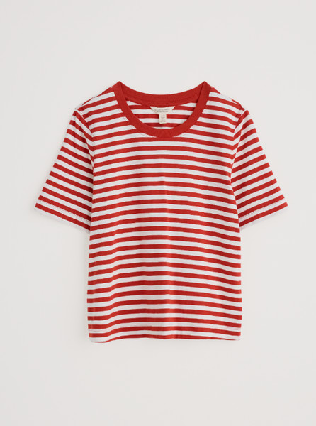Copseland T-Shirt - Mini Cornish Chalk Dark Cinnamon