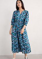 Fawn Dress - Crocus Collage Watson Green