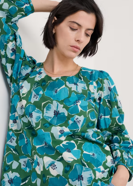 Quill Top - Paper Hellebores Forest Green