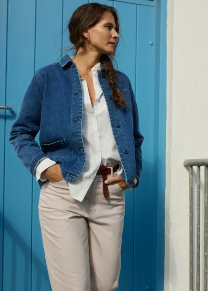 Reading Rocks Jacket II - Mid Wash High Twist