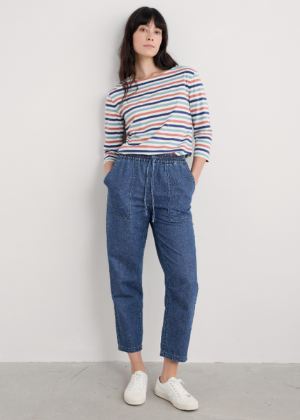 Sailor Top - Tri Mini Cornish Chalk Rose