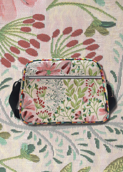 Aline Bowler Bag - White Wild Garden