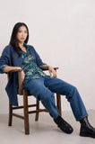 Larissa Shirt - Sketchbook Trees Sea Cave