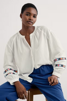 Weaving Sea Shirt - Chalk