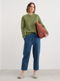 Stone Chat Jumper - Moss