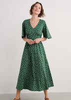 Chateaux Dress - Bud Flower Dark Forage