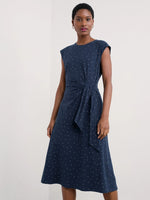 Fetting Dress - Dotty Speckle Maritime