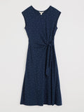 Fetting Dress - Dotty Speckle Maritime