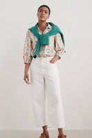 Hope Cottage Blouse - Marigold Woodblock Chalk
