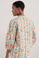 Hope Cottage Blouse - Marigold Woodblock Chalk