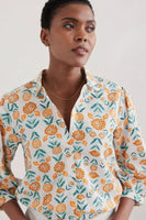 Hope Cottage Blouse - Marigold Woodblock Chalk