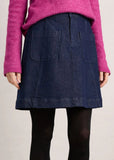 Rolling Sands Skirt- Dark Rinse Wash
