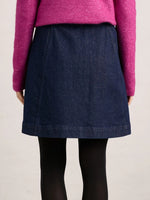 Rolling Sands Skirt- Dark Rinse Wash