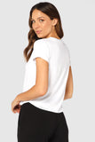 Shorter Bamboo Tee - White