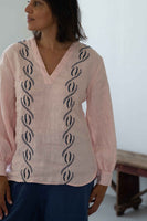 Simona Top - Tea Rose