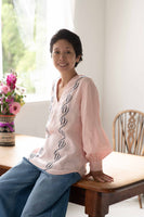 Simona Top - Tea Rose