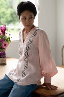 Simona Top - Tea Rose