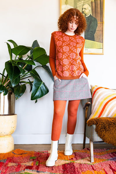 Staple Merino Tights - Paprika