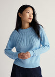 Stone Chat Jumper - Spring Sky