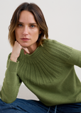 Stone Chat Jumper - Moss