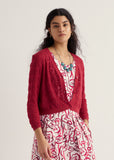 Sweet Day Cardigan - Boat Red