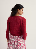 Sweet Day Cardigan - Boat Red