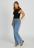 NL Victory Wide Leg Floor Grazer Jeans - Denim