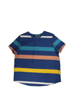 Valencia Stripe Top - Navy
