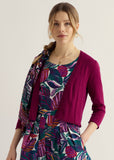 Vanessa Cardigan - Dark Freesia