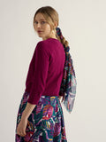 Vanessa Cardigan - Dark Freesia