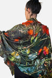 Merino Wool Scarf - Bush Flowers