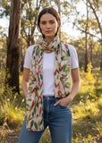 Merino Wool Scarf - Eucalypt