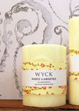 White Gardenia Pillar Candle - 50 hours