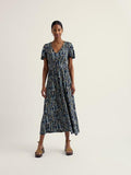 Chateau Dress - Red Hot Poker Maritime