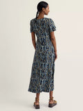 Chateau Dress - Red Hot Poker Maritime