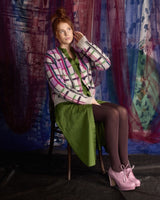 Weave Organic Cotton Tights - Chocolate