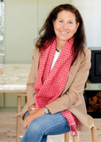 Wool Check Scarf - Kristen